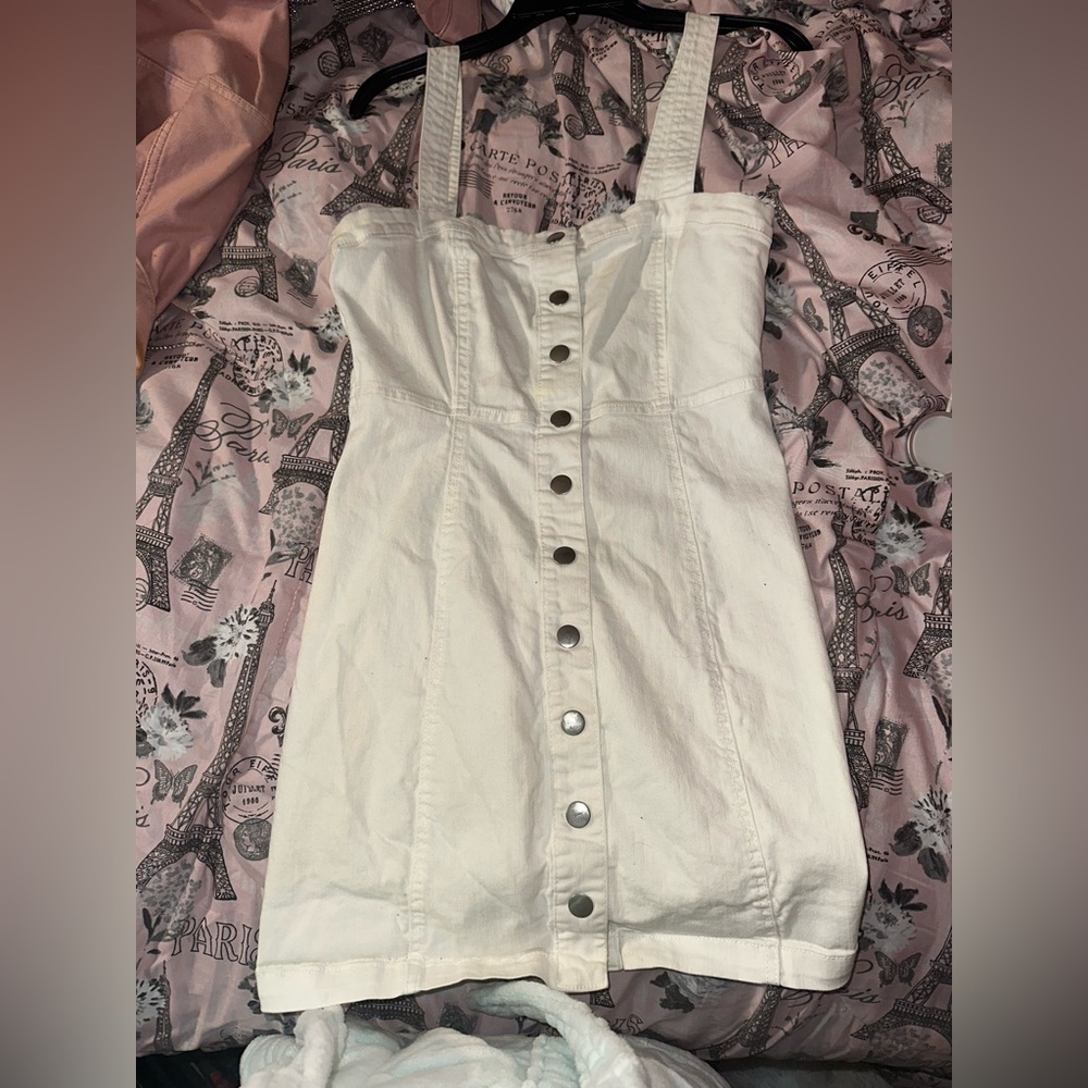 White button down forever 21 Dress